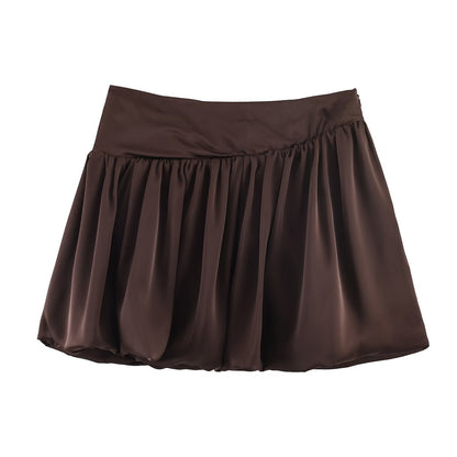 Women Summer Puffy Mini Skirt