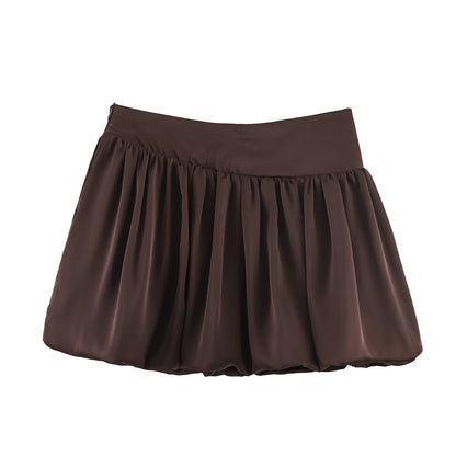 Women Summer Puffy Mini Skirt
