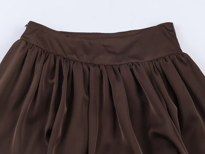 Women Summer Puffy Mini Skirt