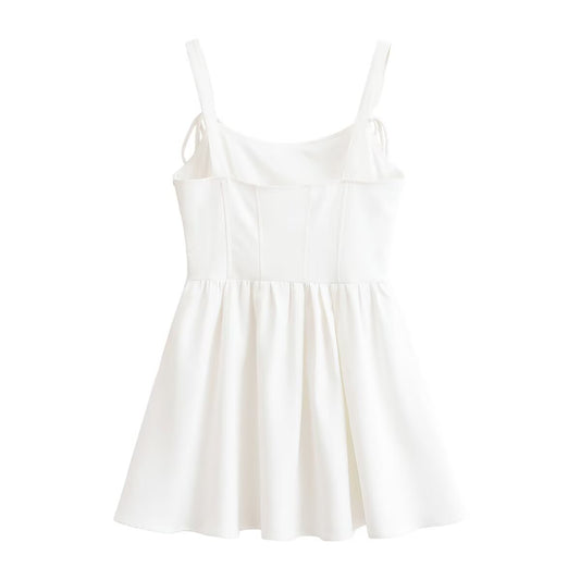 Women Corset Fluffy Dress