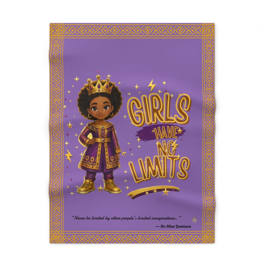 “Little Queen Heirloom” Fleece Blanket