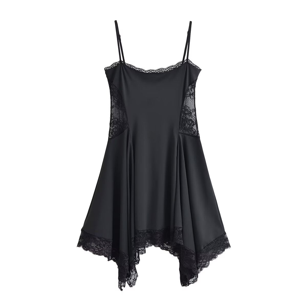 Women Clothing Summer Sexy Lace Strap Short Dress