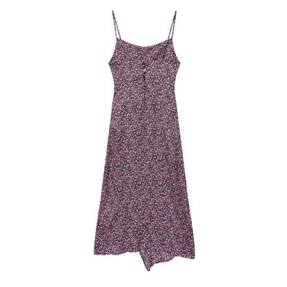 Women Clothing Summer Sexy Floral Strap Dress