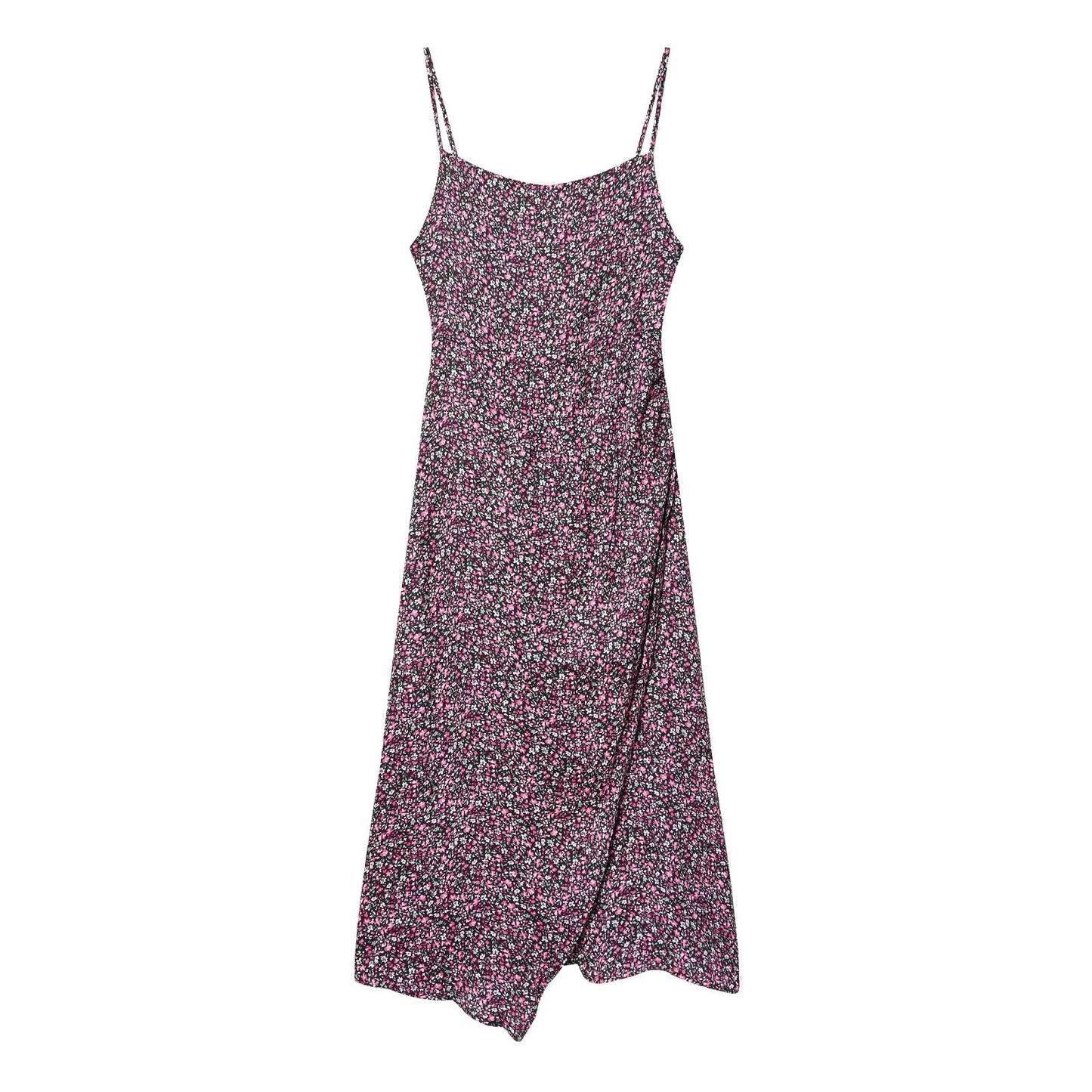 Women Clothing Summer Sexy Floral Strap Dress