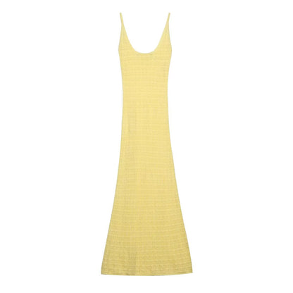 Summer Women Jacquard Mesh Knitted Dress