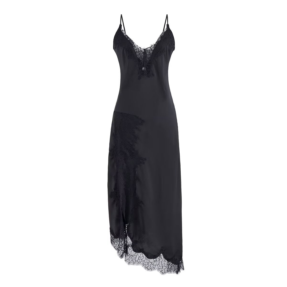 Autumn Winter Sexy Backless Maxi Dress Women Wear Lace Strap Dress Women