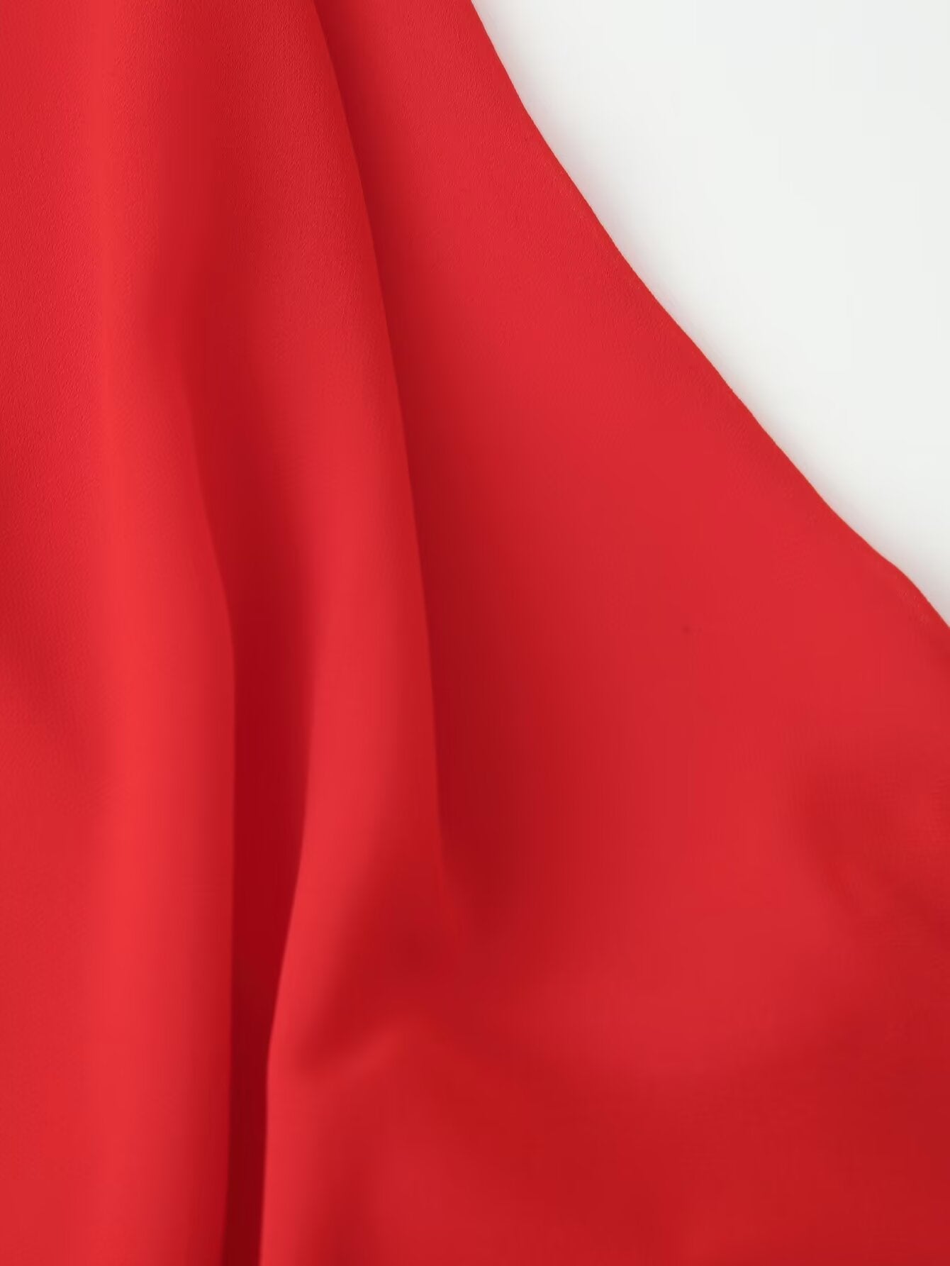 Women Clothing Slim Fit Red V neck Elegant Halter Maxi Dress