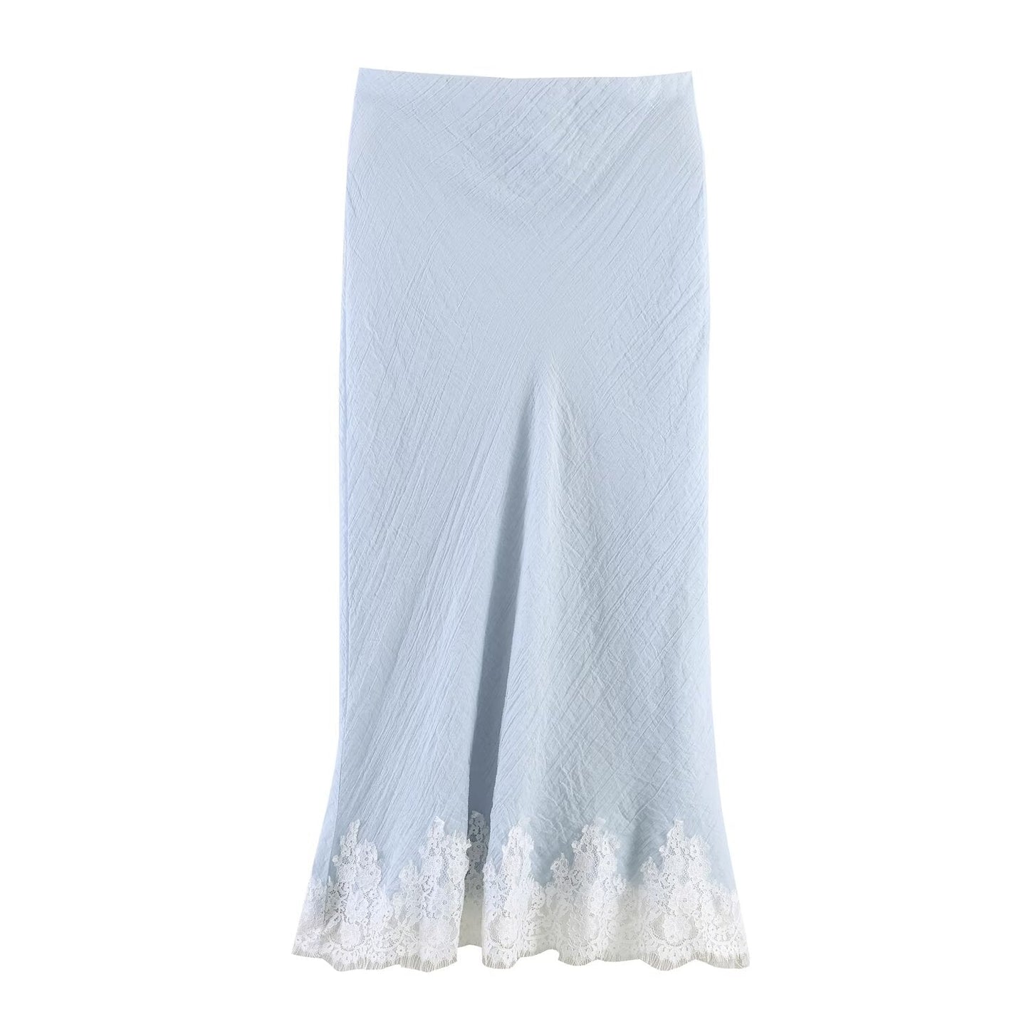 Women Clothing Western Lace Clothing Short Top Lace Midi Skirt Sets