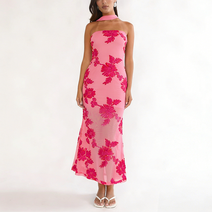 Women Wear Summer Elegant Sexy Slim Fit Backless Dress