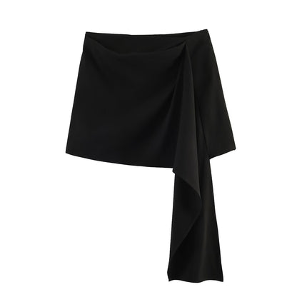 Women Clothing Summer Sexy Asymmetric Skirt