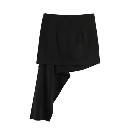 Women Clothing Summer Sexy Asymmetric Skirt