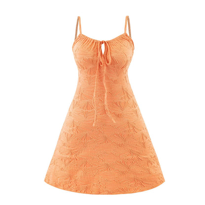 Suspender Dresses Women Summer Waist Controlled Slimming Sexy A line Short Dresses