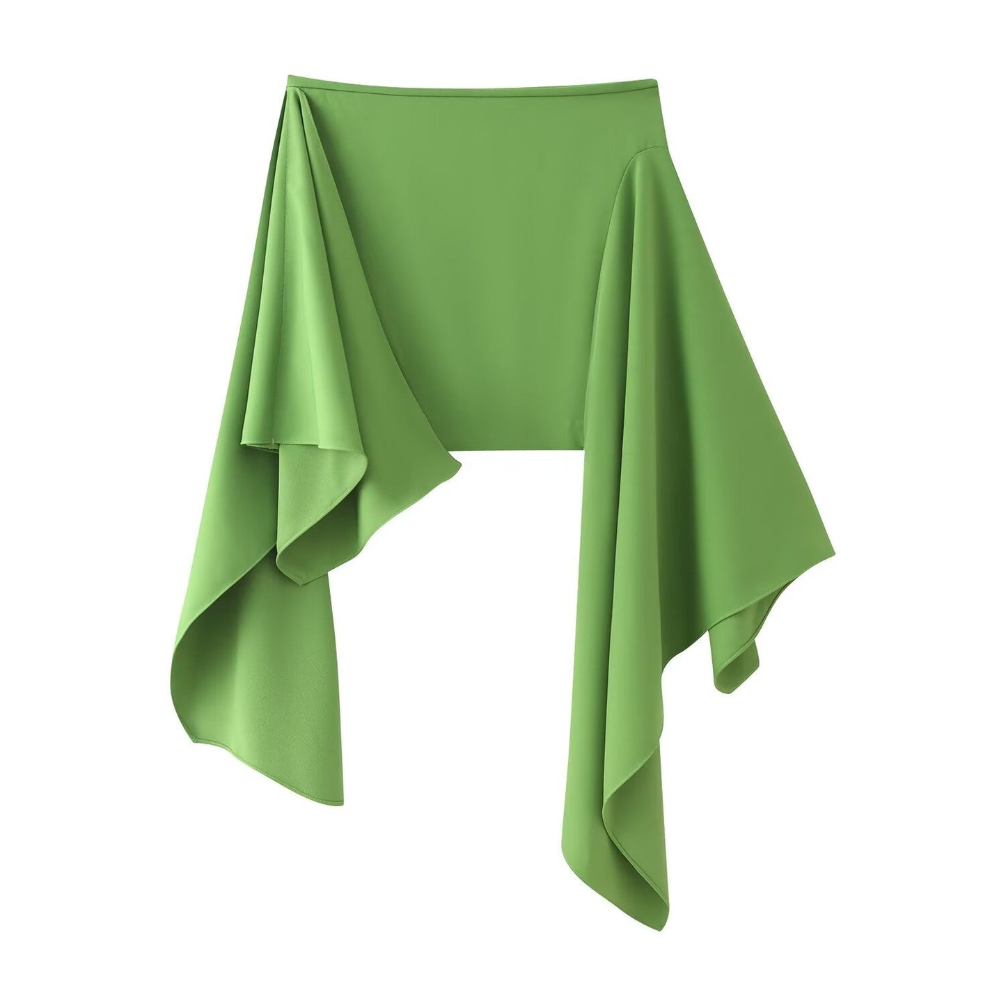 Women Summer Asymmetric Hem Skirt