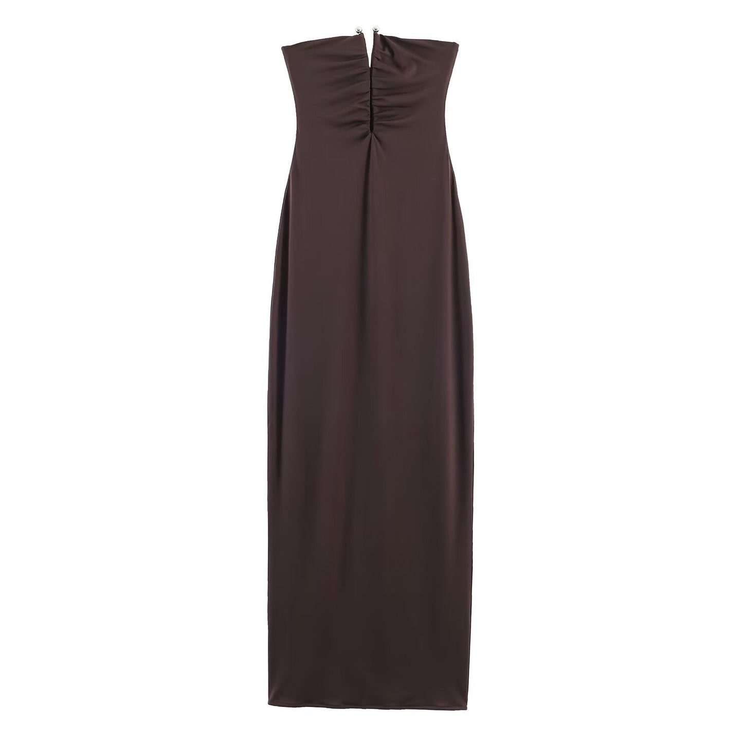 Women Clothing Elegant High Sense Slim Fit Slim Fit Tube Top Dress