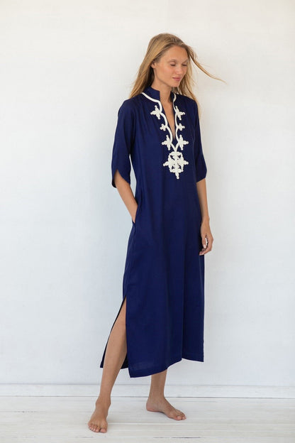 Rayon Embroidered Casual Maxi Dress Women Beach Jacket Seaside Vacation Maxi Dress Beach Cover Up