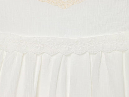 Women Clothing Summer Elegant Tulle Embroidered Mini Strap Dress