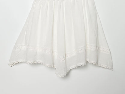 Women Clothing Summer Elegant Tulle Embroidered Mini Strap Dress