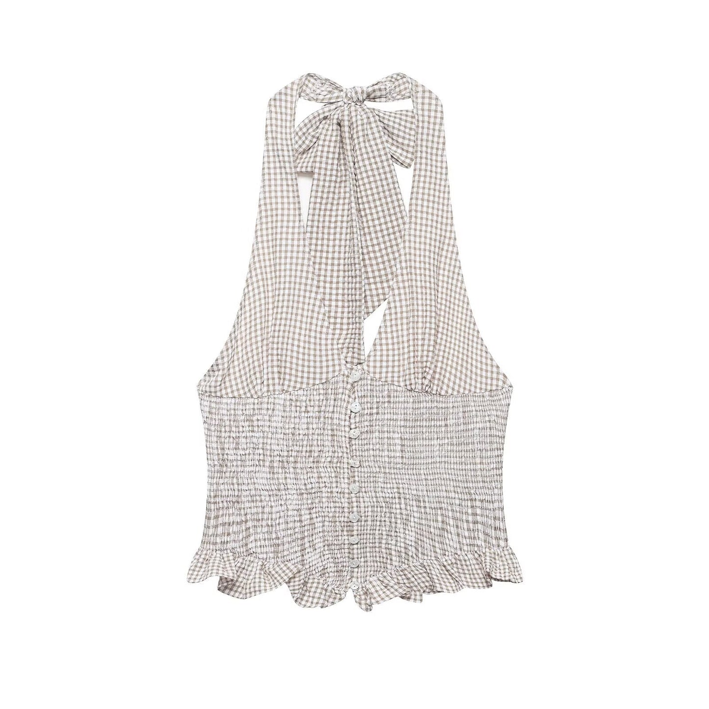 Halter Top Breasted Sexy Decoration Spicy