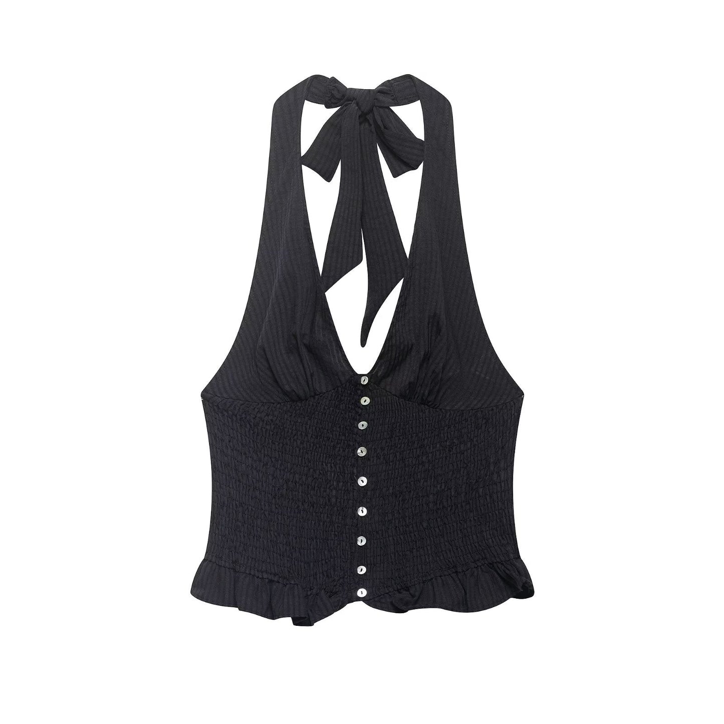 Halter Top Breasted Sexy Decoration Spicy
