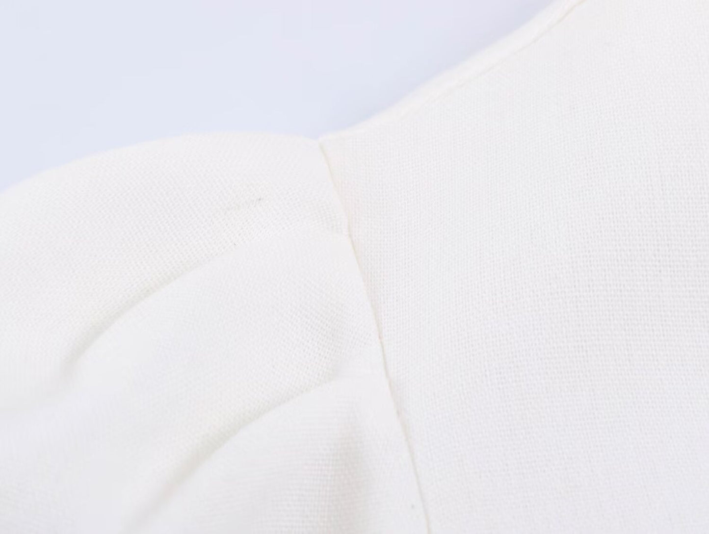 Summer Women Casual Slim Puff Sleeve Short Dress