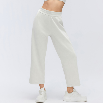 Spring Summer Casual Pants Women Modal Loose Slimming Straight Pants Office Outdoor Fitness Sports Pants