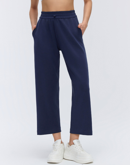 Spring Summer Casual Pants Women Modal Loose Slimming Straight Pants Office Outdoor Fitness Sports Pants
