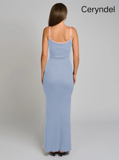 Ceryndel Summer Type Hip Elegant Sexy Slim Fit Slimming Spaghetti Straps Dress