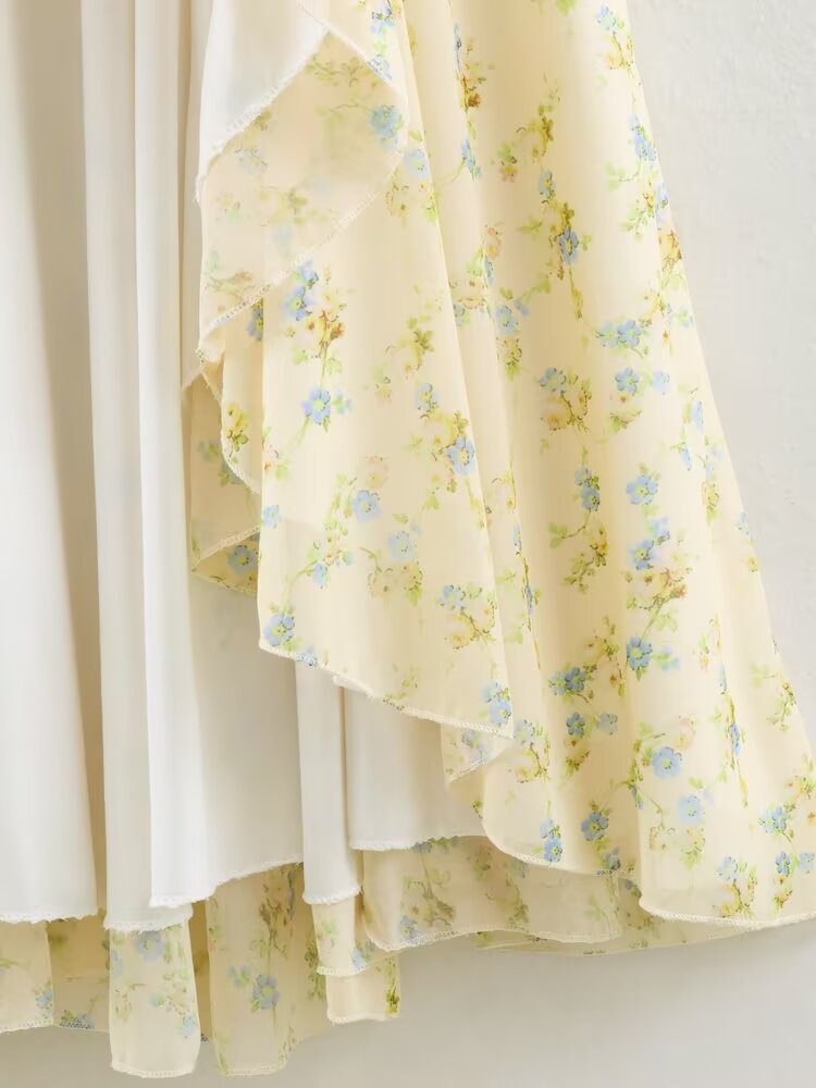 Women Clothing French Floral Lace Slim Fit Long Hip Dress