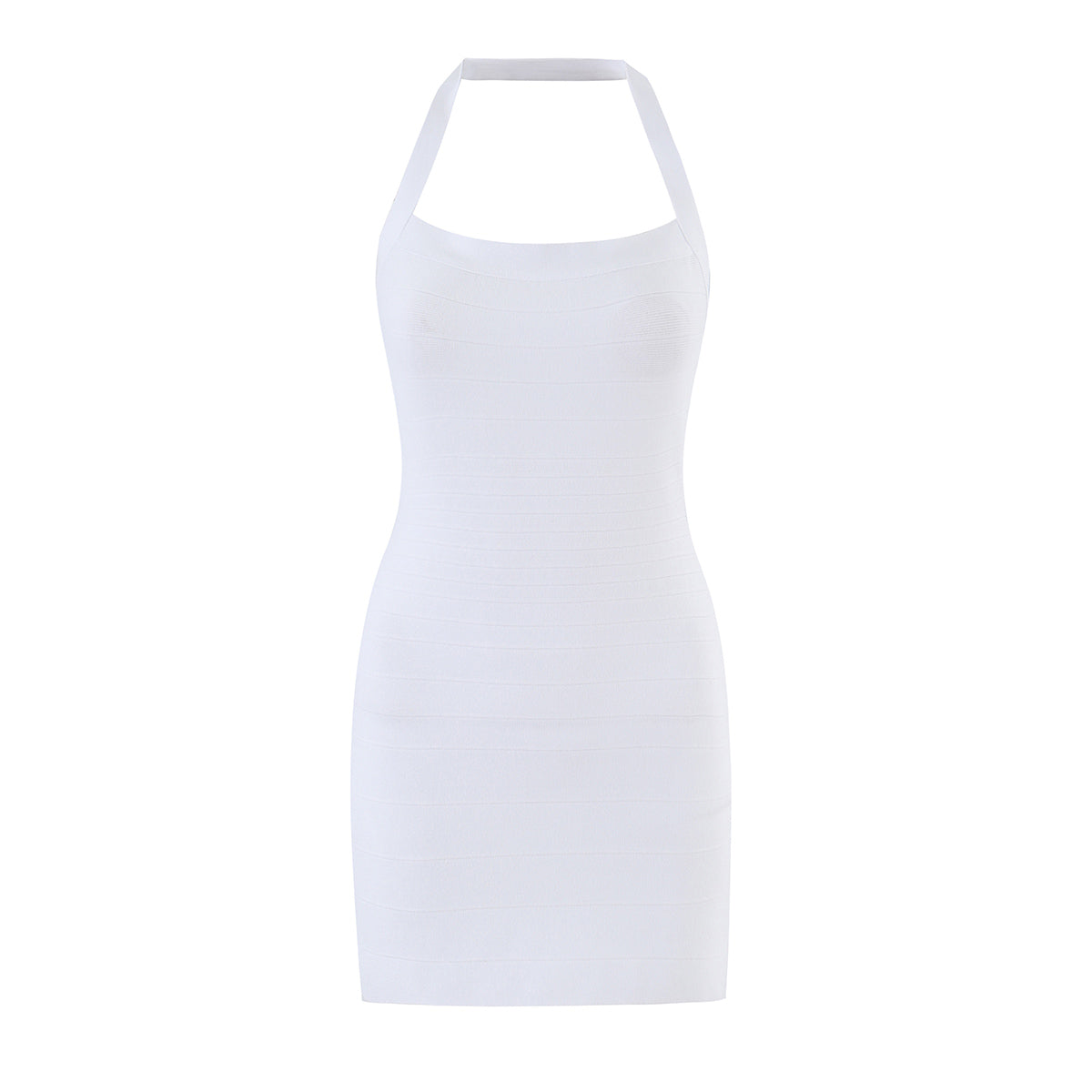 Casual Five Color Halter Backless Skinny Sheath Dress