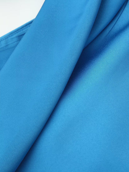 Women Clothing Asymmetric Scarf with Sexy Slim Fit Midi Skirt Long Dress