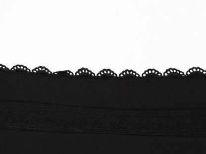 Women Hollow Out Cutout Embroidered Midi Strap Dress