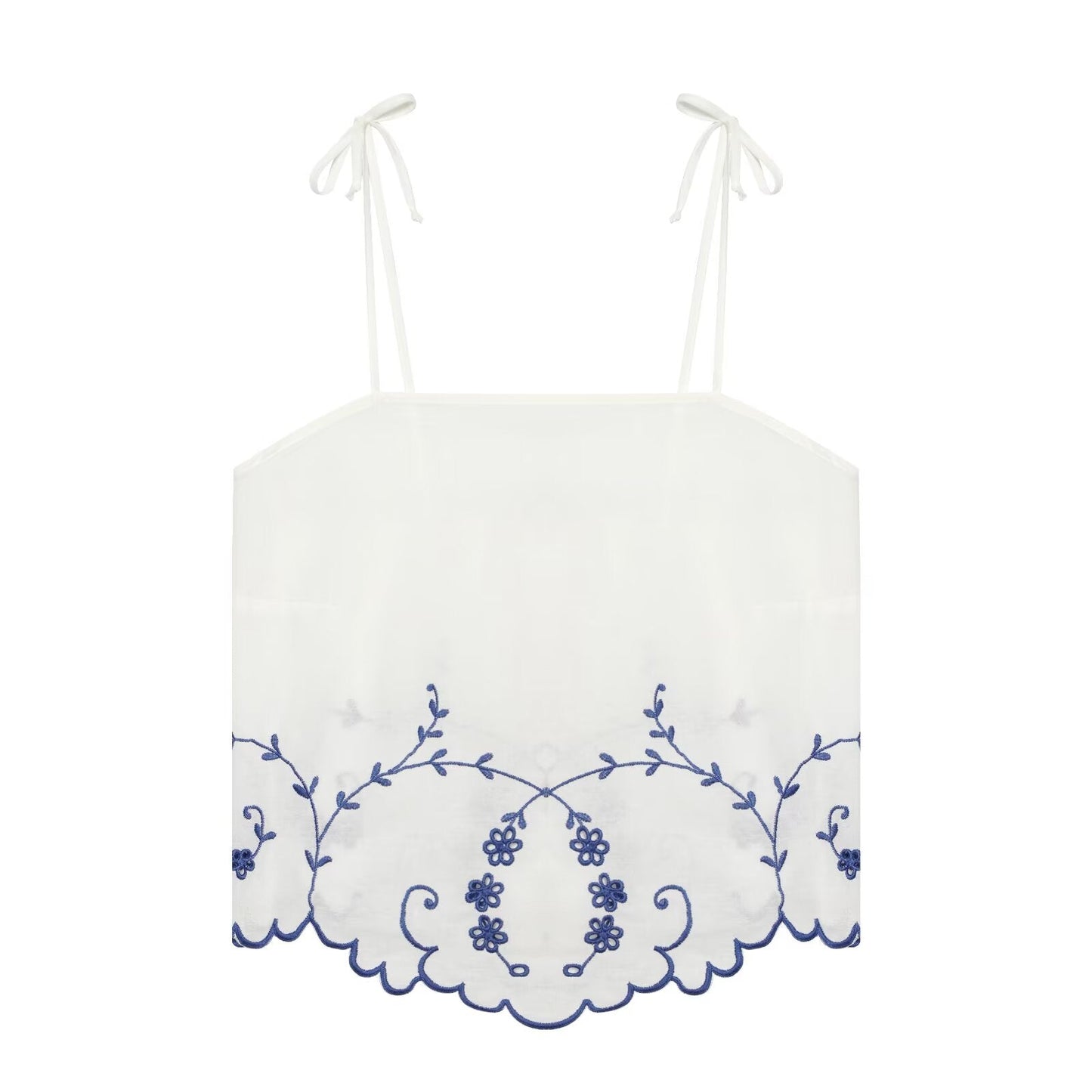 Summer Blended Embroidered Top Casual Shorts Sets