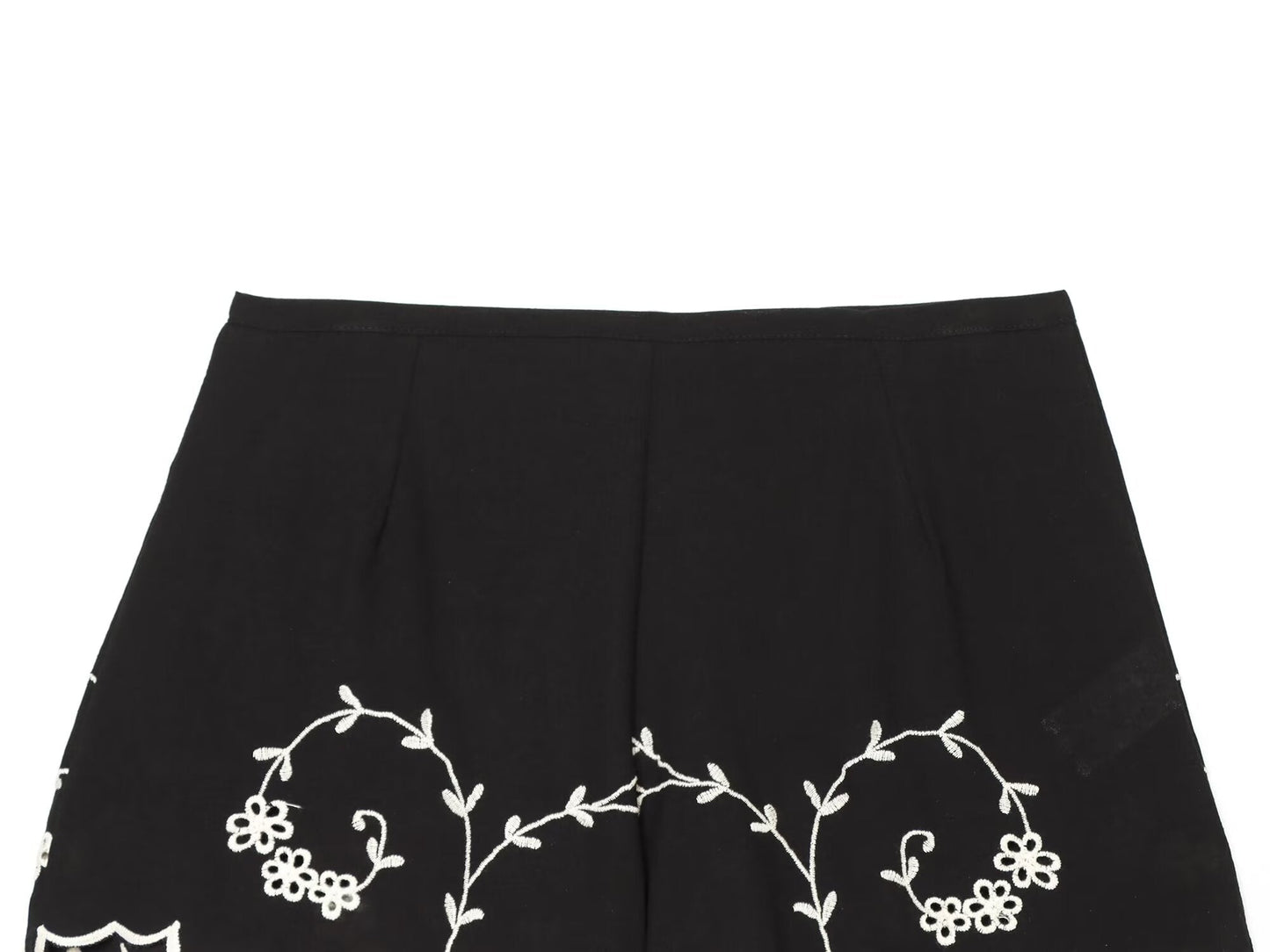 Summer Blended Embroidered Top Casual Shorts Sets