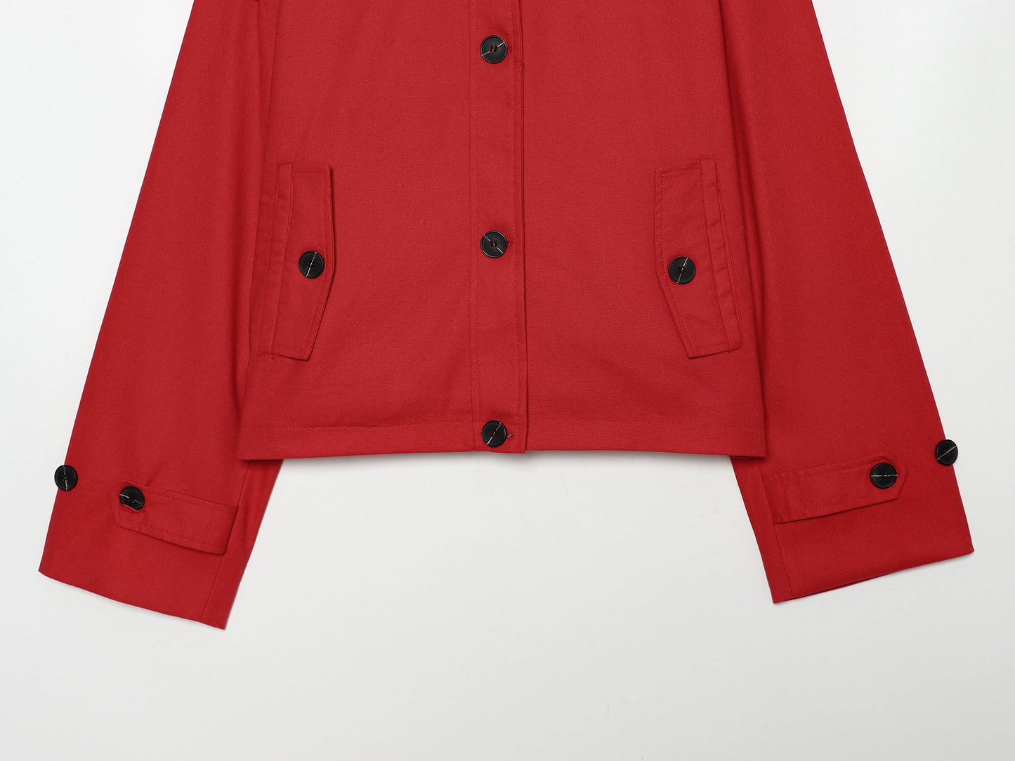 Women Clothing Simple Loose Single Breasted Casual Long Sleeve Stand Collar Coat