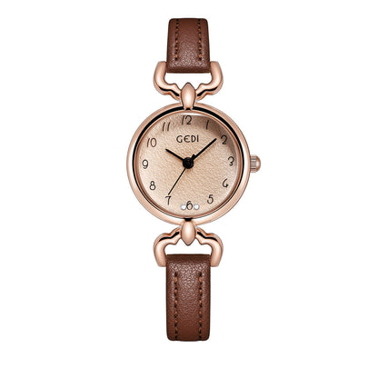 Slim Textured Petite Dial Quartz Ladies Watch