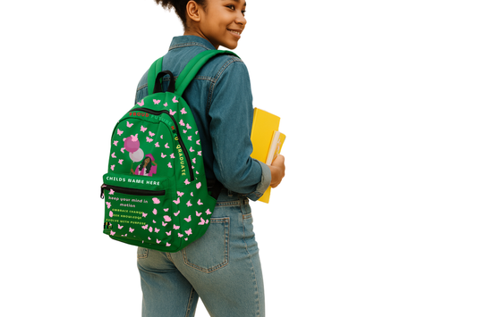 Young Gifted Black Proud Future HBCU Scholar Backpack for Girls