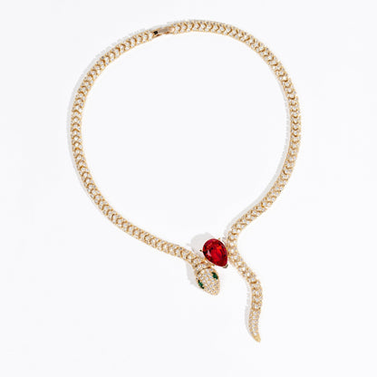Stylish Retro Snake Necklace Set
