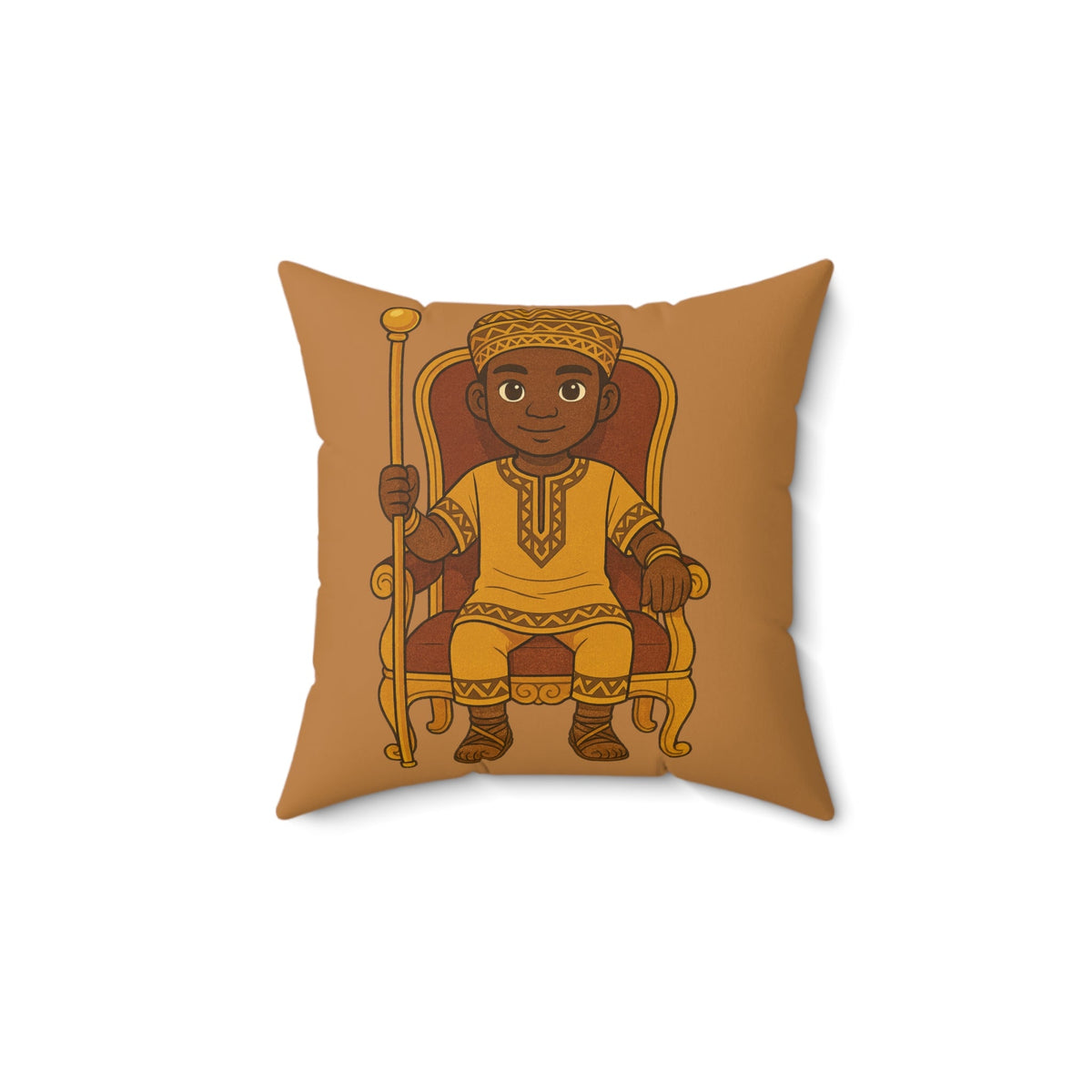 Royal Young King Decorative Throw Pillow