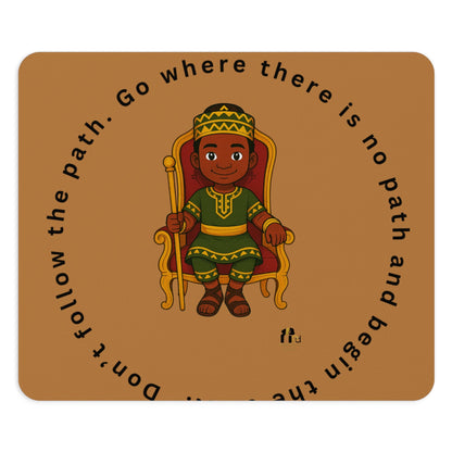 Young King "Go where there is no path" Acrylic Wall Clock