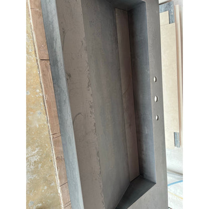Metal Dark Engineered Porcelain Handcrafted Kitchen Bathroom Sink - Natural Stone Look
