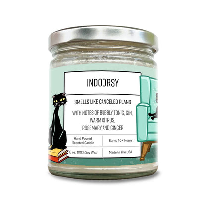 Indoorsy Gin & Tonic 8oz Soy Wax Candle