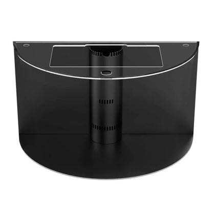 180 Gallon Half Cylinder Glass Reef-Ready Aquarium Set in Abyss Black