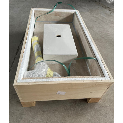 Handcrafted Travertine Natural Stone Bathroom Sink - Custom Artisan Masterpiece