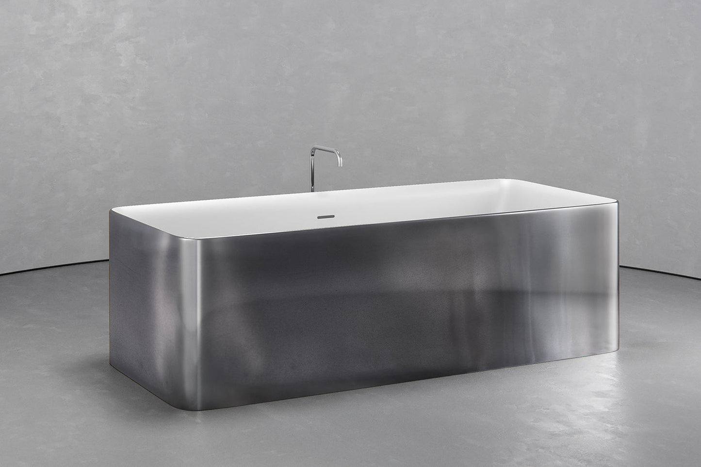 Freestanding Rectangular bathtub