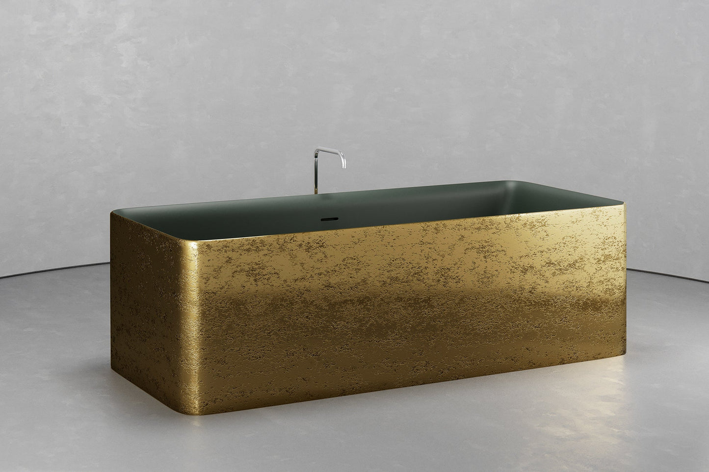Freestanding Rectangular bathtub