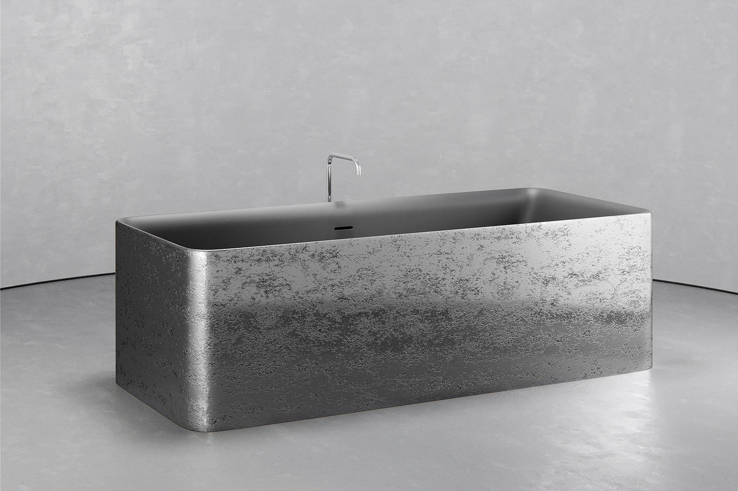 Freestanding Rectangular bathtub