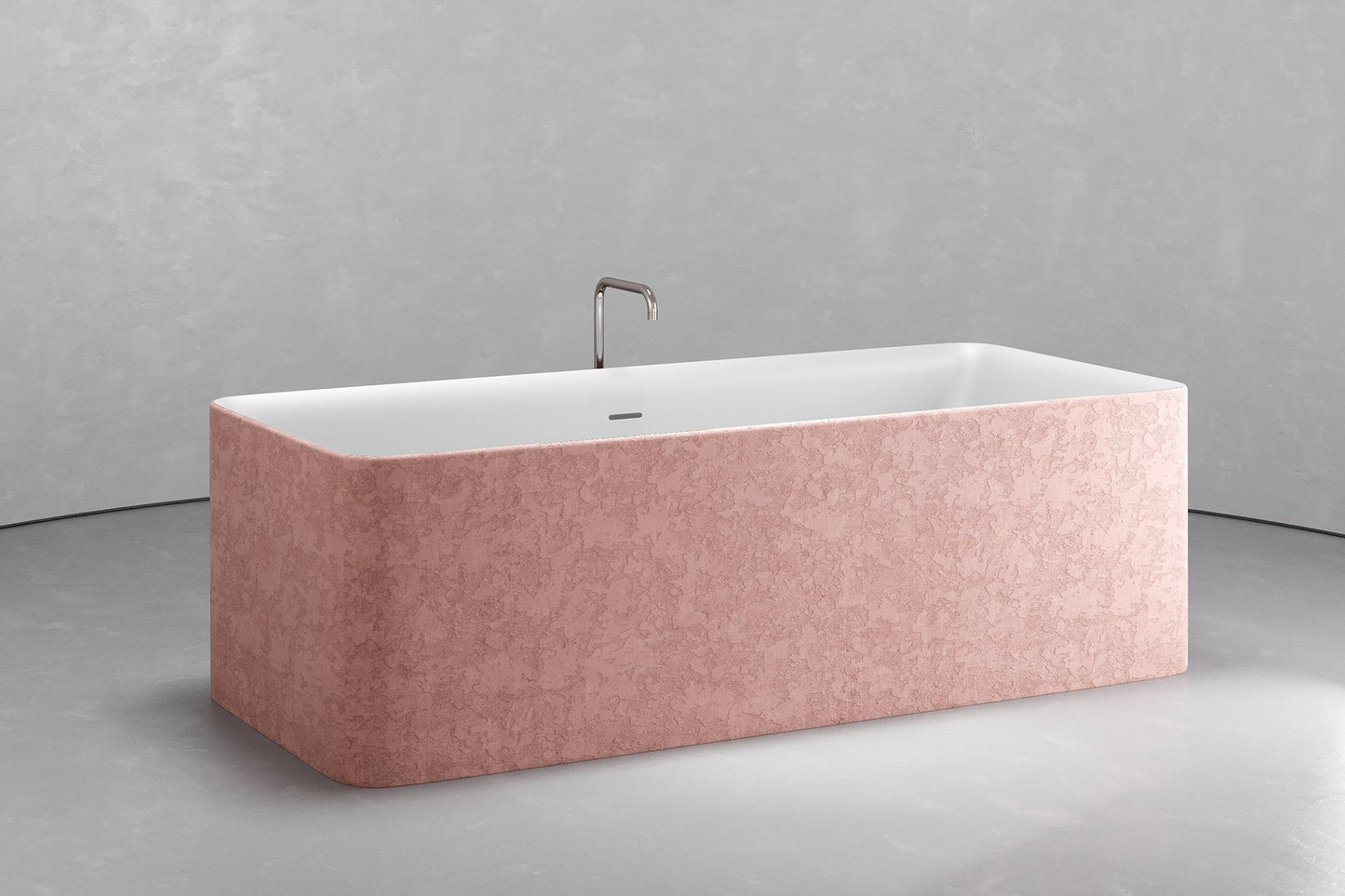 Freestanding Rectangular bathtub