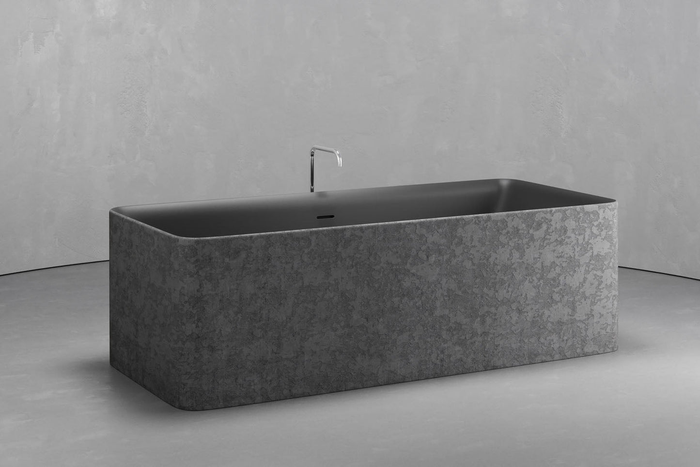 Freestanding Rectangular bathtub