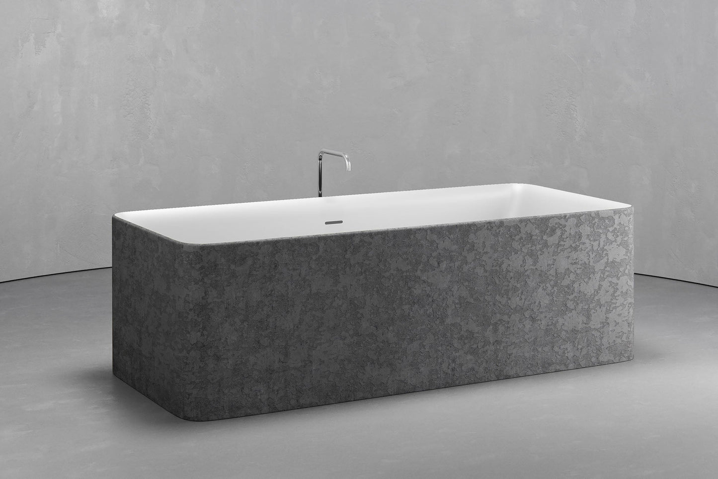 Freestanding Rectangular bathtub