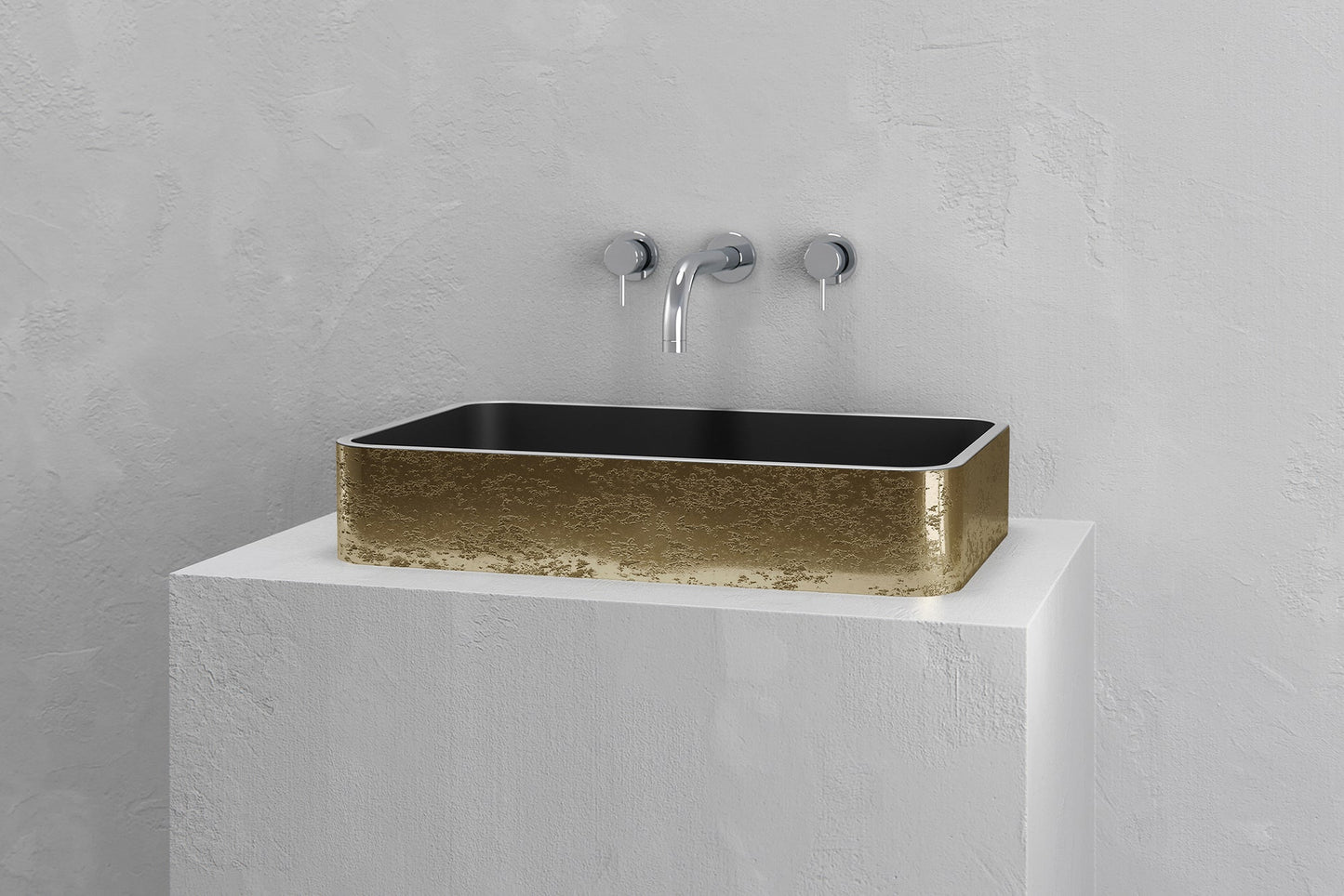 Rectangular vessel sink